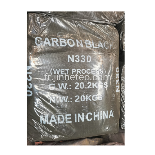 Procédé humide en carbone noir granule n330 pour le plastique